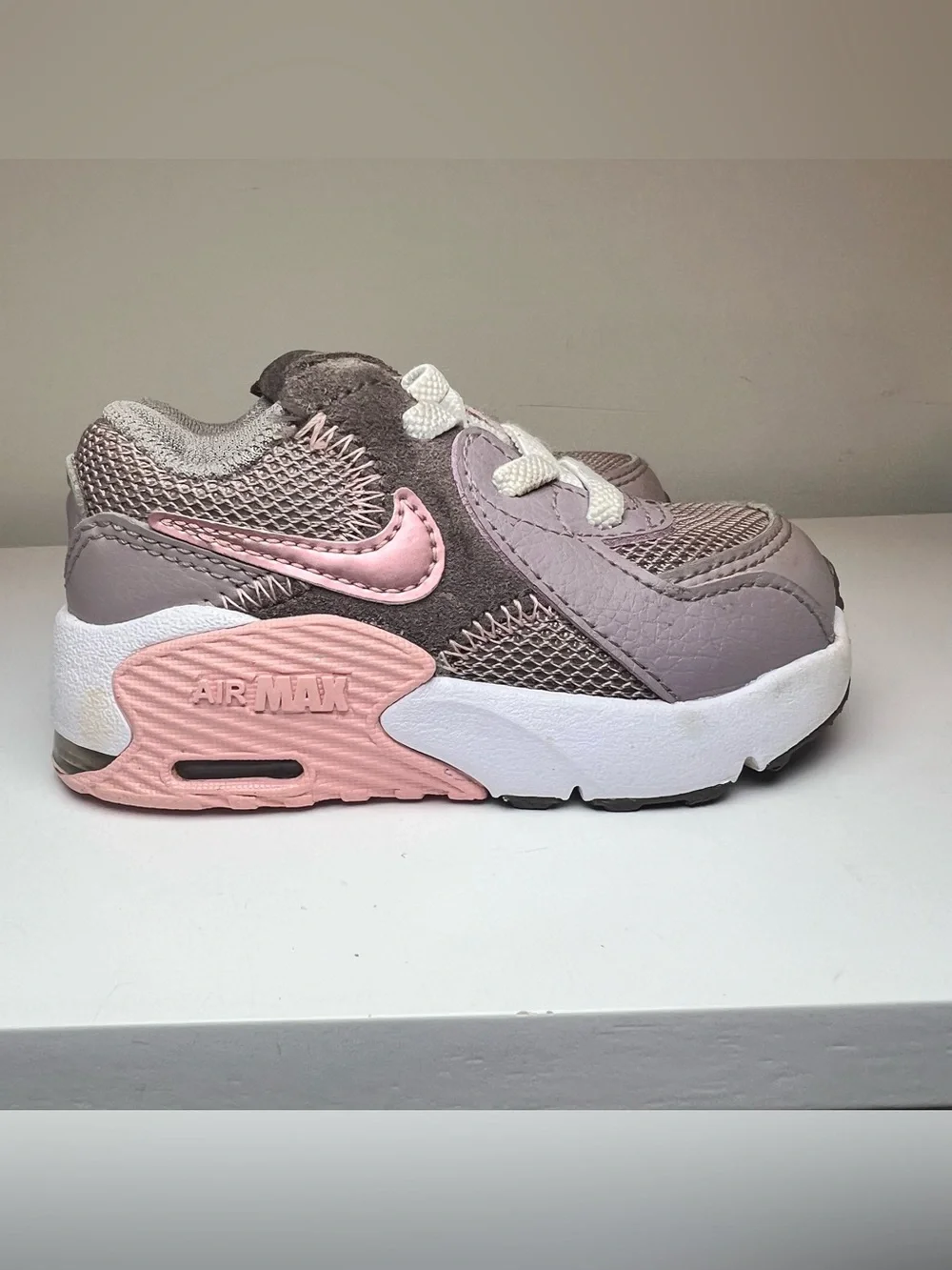 Nike Toddler Air Max Mauve Pink & Gray Sneakers